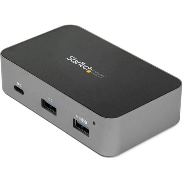 HUB – STARTECH.COM – HB31C3A1CS – 4-porttinen USB-C-keskitin – USB 3.2 Gen 2 (10 Gbps) – 3 USB-A-porttia ja 1 USB-C-portti