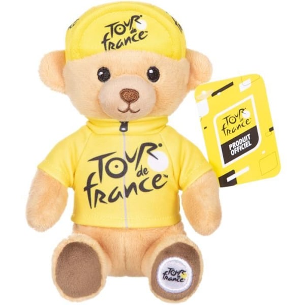 Peluche - GIPSY TOYS - Tour De France - VORES MAILLOT JAUNE 15 CM Gul