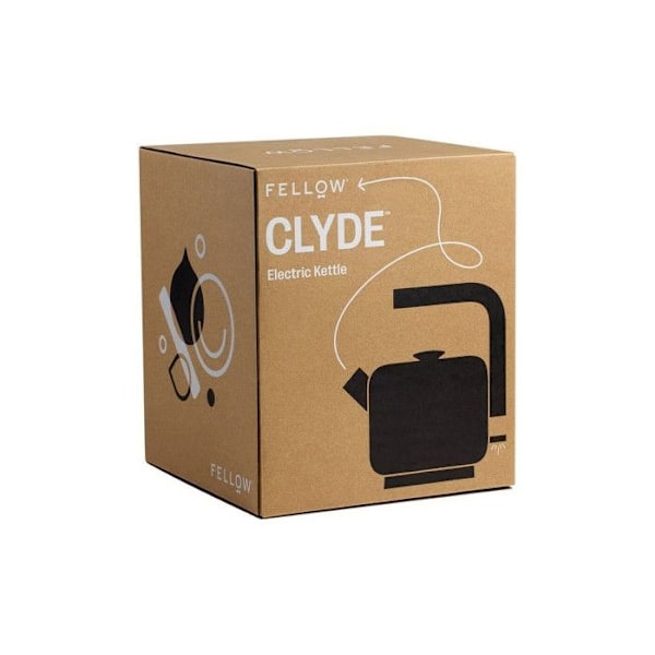 Bouilloire Fellow Clyde Sort Silikone Rustfrit stål 1,5 L Svart