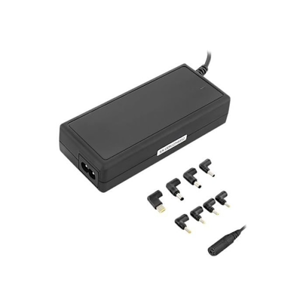 Qoltec Automatisk Universal Strømforsyning - CA 100-240 V - 90 Watt - Sort