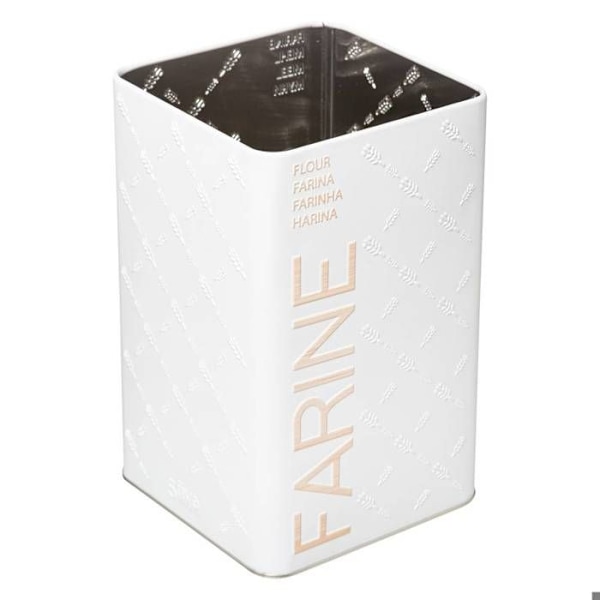 Melkasse - FEM - Scandi - Metal - 1kg - Hvid - 18,5 cm Vit