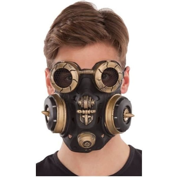 Steampunk Gas Mask - DisfraZZes - Svart Flerfärgad - Vuxen 18+ - Inomhus Svart, Flerfärgad