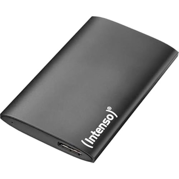 SSD Ekstern - INTENSO - 1 To - USB 3.0 - Aluminium Premium - Sort