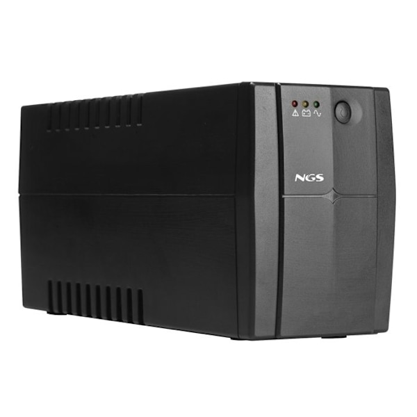 Offline växelriktare - NGS - FORTRESS900V3 - 600 VA - 360W - 2 Schuko-uttag Svart