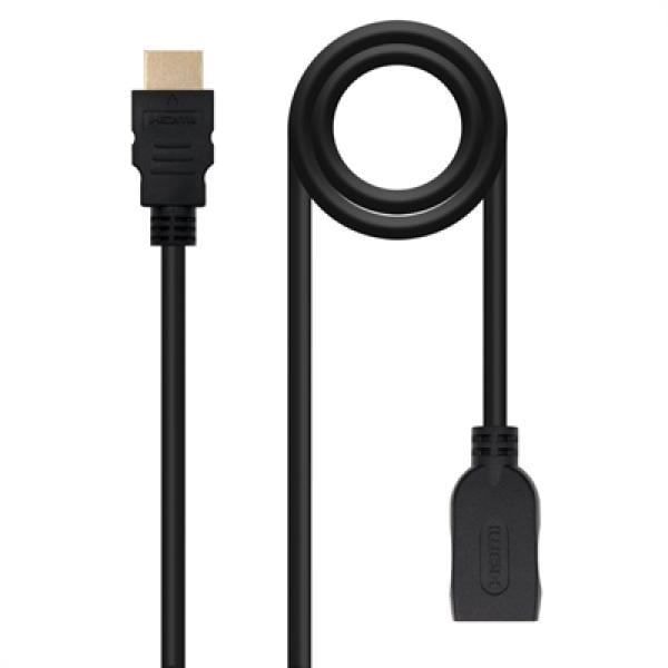Nanokaapeli 10.15.1013. Kaapelin pituus: 3 m, Liitin 1: HDMI Type A (vakio), Liitin 1 sukupuoli: Uros, Liitin 2: HDMI