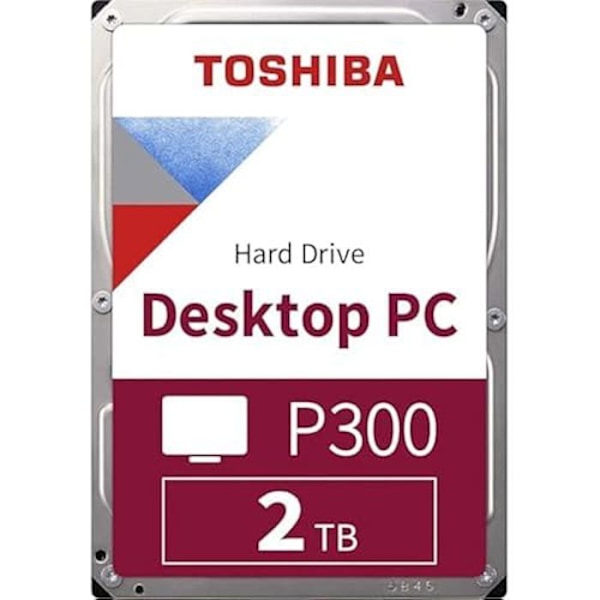 Toshiba P300 2 TB 3,5" kovalevy - punainen