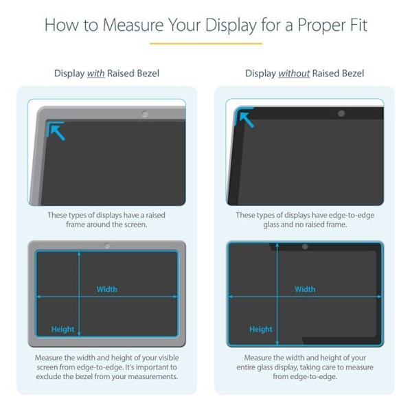 Privatlivsfilter - Startech anti-diskretionsfilter - 133L-PRIVACY-SCREEN