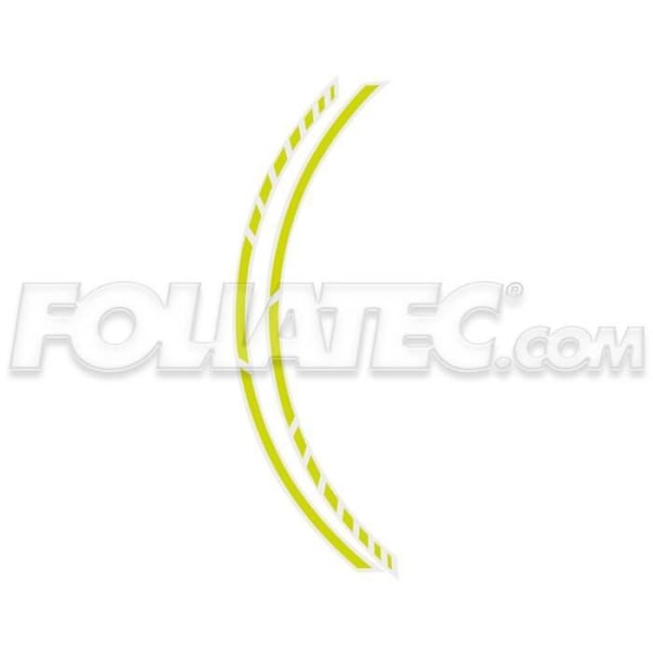 PIN Striping Racing - Vert - 14 Striber - 7 mm x 41 cm - Nem at anvende - Vejrbestandige