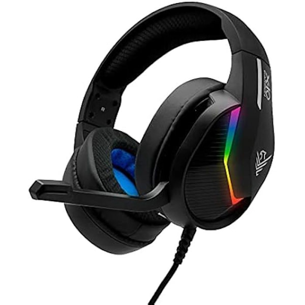 Hörlurar med mikrofon Phoenix X-IO RGB Svart