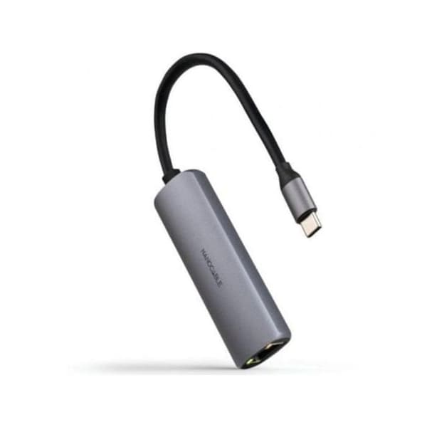 USB-C Hub - NANO CABLE - 10.16.4603 - 2 Porttia - PD 100W - Harmaa