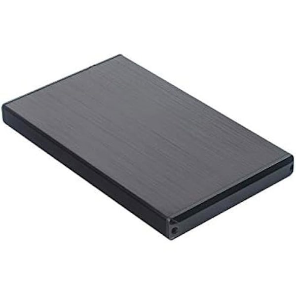 AISENS - ASE-2530B - 2,5" eksternt kabinet - 9,5 mm SATA I, II og III harddiske til USB 3.0/USB 3.1 GEN1, aluminium, LED-indikator, Sort