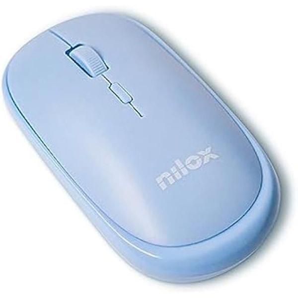 Trådløs mus - NILOX - Lyseblå