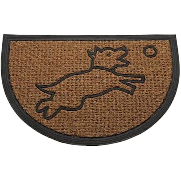 Matto - VERSA - Koira - Kookoskuitu - Monivärinen - 60 x 40 cm mångfärgad