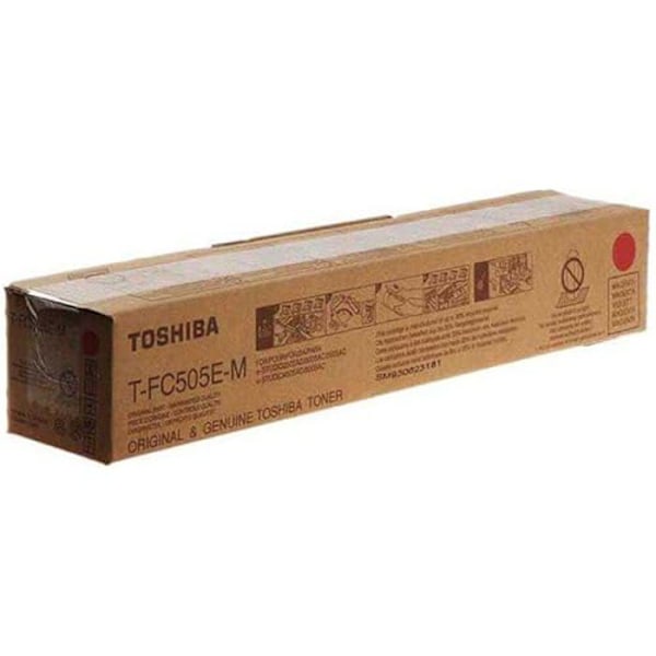 Mustepatruunat - TOSHIBA - T-FC505EM - Magenta väriaine - Yhteensopiva STUDIO2505AC/5005AC - 1 kpl pakkaus
