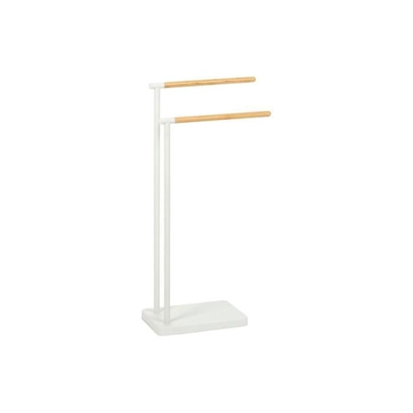 Stativ för handdukar i vit metall - GENERISK - Andrea House - Nutida - 30x20x78cm Vit