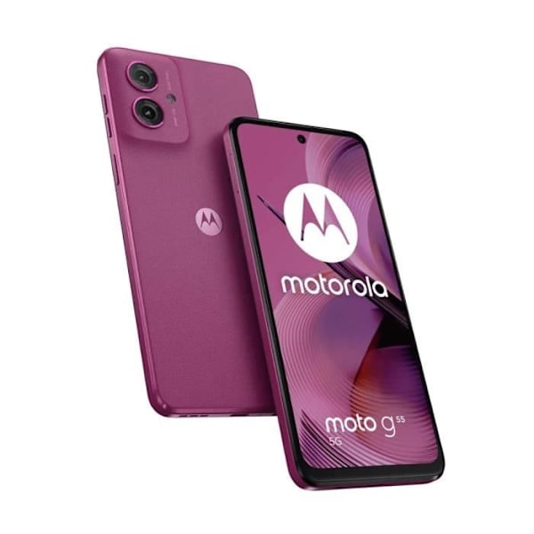 Motorola Moto G55 5G 8 Gt/256 Gt Violet (Twilight Purple) Kaksois-SIM Purppura