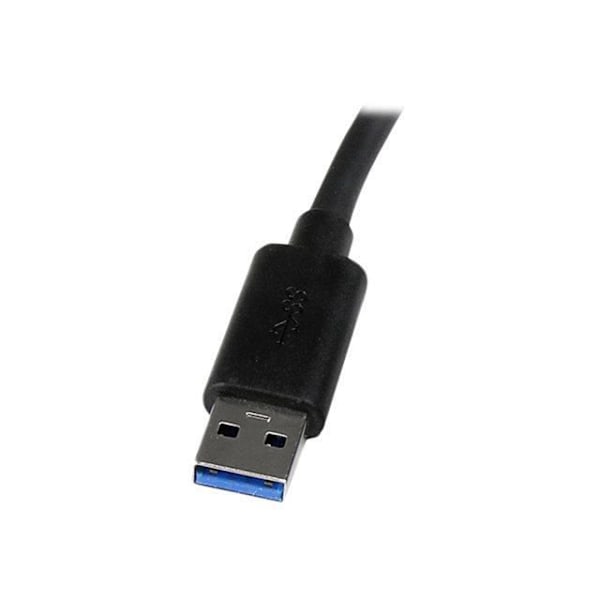 USB 3.0 - 2 Gigabit Ethernet -portit verkkosovitin - STARTECH.COM - USB - 2x RJ45-muunnin musta