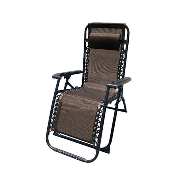 Fällbar Chaise Longue för Utomhusbruk 90 x 108 x 66 cm Blå - Marbueno