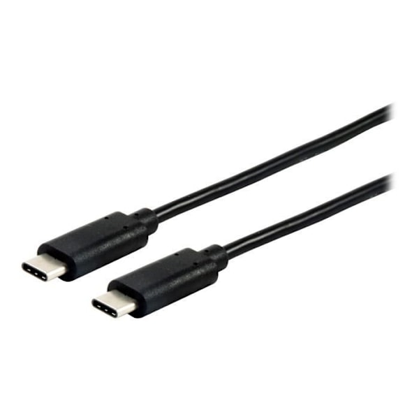 USB-C-kabel (M) til USB-C (M) USB 2.0 3 A 1 m støbt sort - Equip