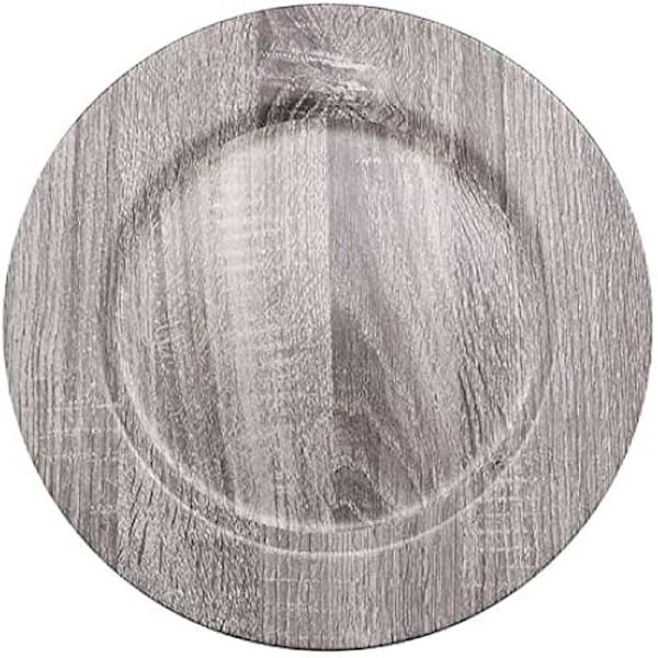 Bajo Plato - VERSA - Acabado Madera - 30 cm - Håndlavet - Elegant design