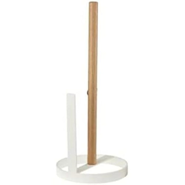 Kökspappersautomat - DKD Home Decor - 13 x 13 x 31,5 cm - Vit metall - Furu - Elegant design Vit