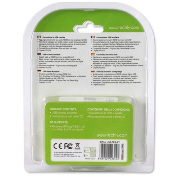 Kabel - nappe integration Techly - 023493