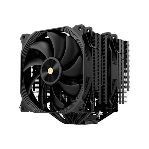 Hiditec C40 Pro CPU Tuuletin Kaksoistorni TDP 290W 6putkea 140mm Musta musta