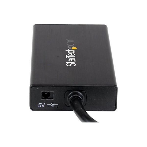 USB 3.0 Hub - STARTECH - ST3300GU3B - 3 porte - Gigabit Ethernet - Aluminium