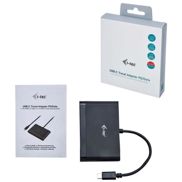 USB-C-adapter - I-TEC - C31DTPDHDMI - 1x HDMI - 2x USB 3.0 - 4K Ultra HD