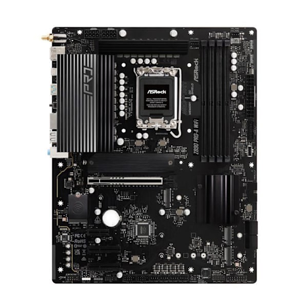 Emolevy - ASROCK - Z890 PRO-A WIFI - Piirisarja Z890 - Socket LGA1851 - DDR5
