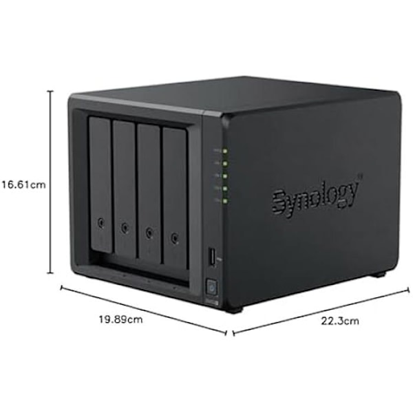 NAS server - SYNOLOGY - DS423+ - 4 Båser - Celeron J4125 processor - Gigabit Ethernet