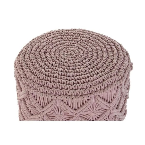 lejlighedsvis møbel brunt træ bomuld lys pink (43 x 43 x 51 cm) (40 x 40 x 50 cm)