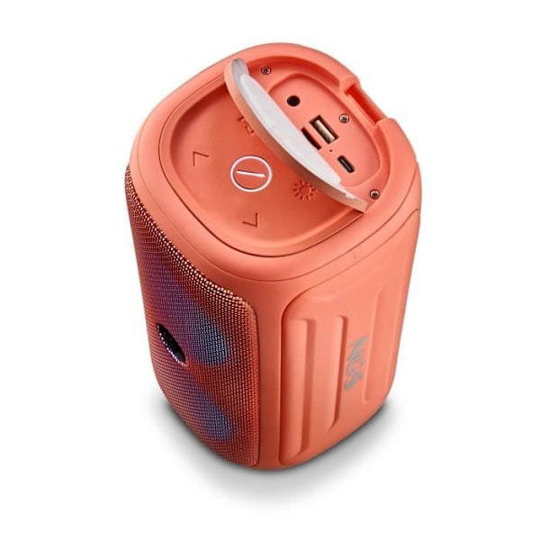Bluetooth-högtalare - NGS - ROLLER BEAST CORAL - 30W - IPX5 - Kompakt och bärbar Korall