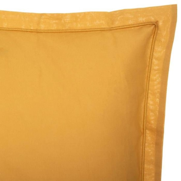 Pudebetræk - Ockergul - 50x70cm - 100% Bomuld - Vaskbar ved 60° - Certificeret OEKO-TEX Okker