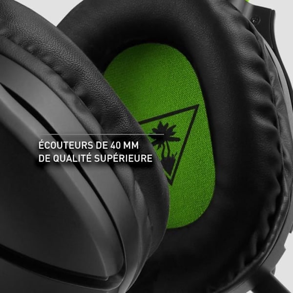 TURTLE BEACH Recon 70X gaming headset til Xbox Series X|S, Xbox One - TBS-2555-02 SVART/GRÖN