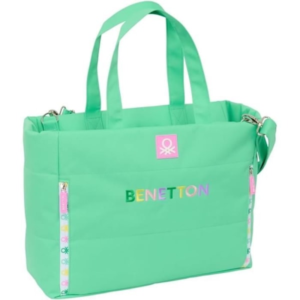 Rygsæk - Benetton - Mint - Til bærbar computer 14,1 - Mintgrøn - 54 x 17 x 31 cm mintgrön