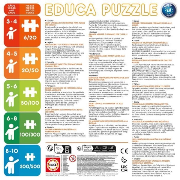 Puzzle - EDUCA - 19998 - 2 x 100 brikker - Tegnefilm - Blandet - 6 år og ældre