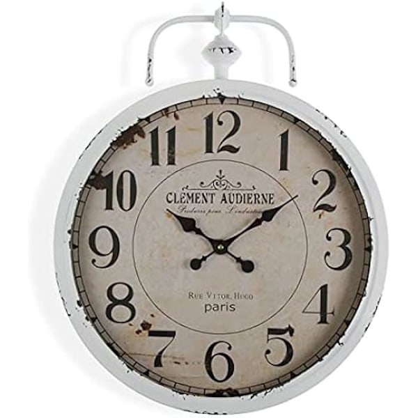 Vægur - VERSA - Rustik - 48 cm - Metal - Indretning Färg