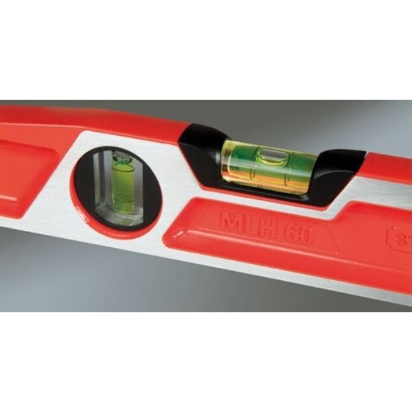 Taso Trapezoidal MLH STANLEY - 1-42-313 - 50 cm - Alumiiniseosrunko - Tarkkuus 0,5 mm/m Gul