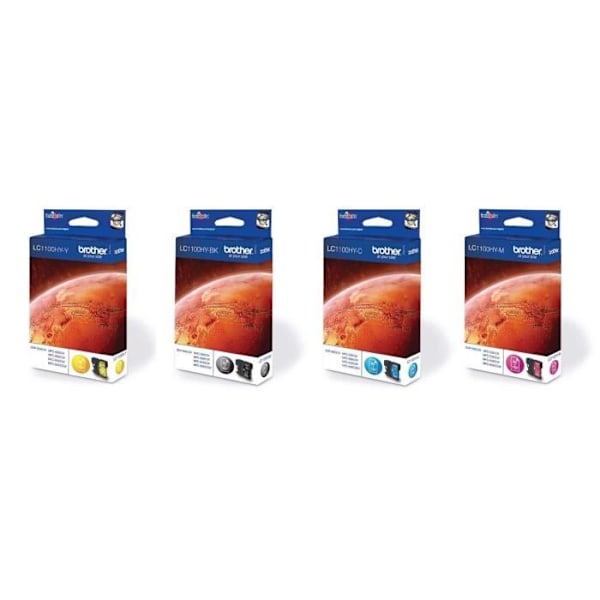 Brother LC1100HY Multipack färgbläckpatroner