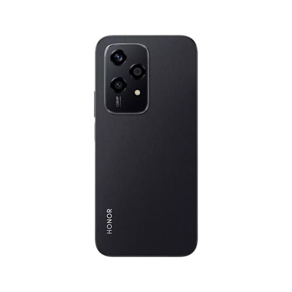 HONOR 200 Lite 5G 8GB 256GB musta puhelin MediaTek Dimensity 6080 6,7" AMOLED 90Hz pääkamera 108MP 4500 mAh älypuhelin Svart