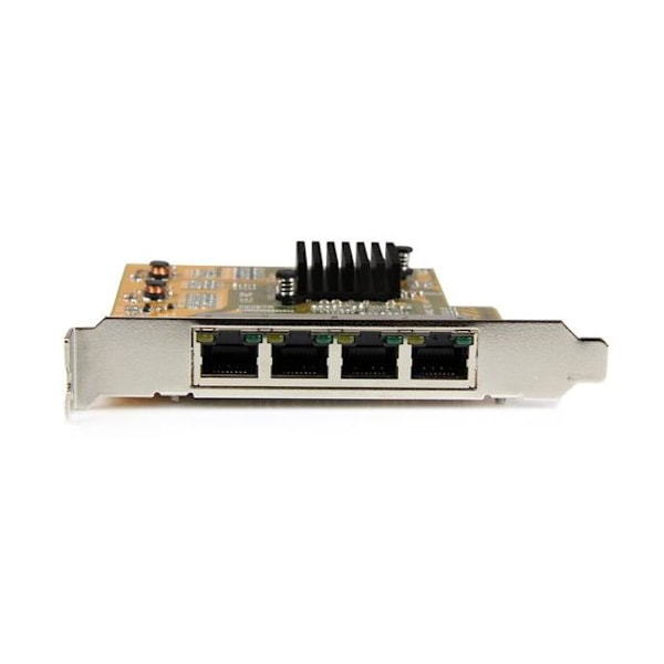 STARTECH PCI Express 4-porttinen Gigabit Ethernet -verkkokortti Realtek RTL8111G -piirisarjalla - PCIe GbE NIC -sovitin