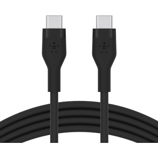 USB-C til USB-C silikone kabel Belkin - sort - 3 m