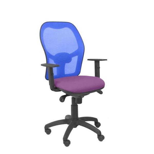 Ergonomisk kontorstol Jorquera - PIQUERAS Y CRESPO - Bali lilla blå mesh - Justerbare arme og højde