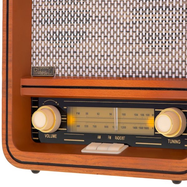 Radio Rétro - Camry - CR1188 - Bluetooth - AM/FM - Brown Wooden Case kastanj