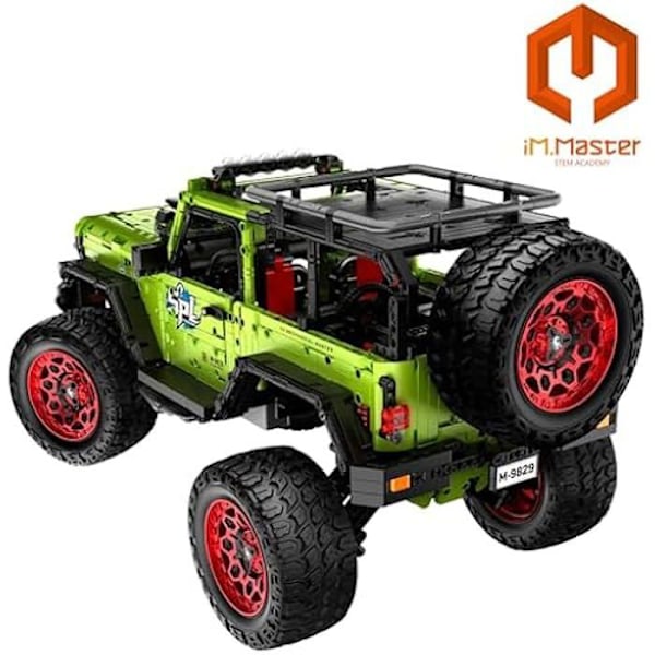 Byggelegetøj - COLORBABY - iM.Master 85465 - Fjernstyret Off-Road Bil - 2121 dele - 2,4 GHz Grön