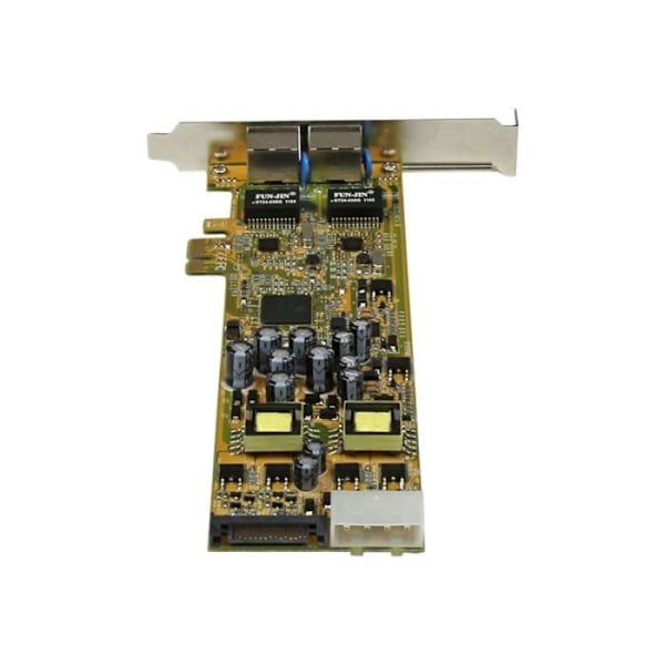 PCI Express nätverkskort - STARTECH - 2 Gigabit Ethernet RJ45-portar - POE/PSE