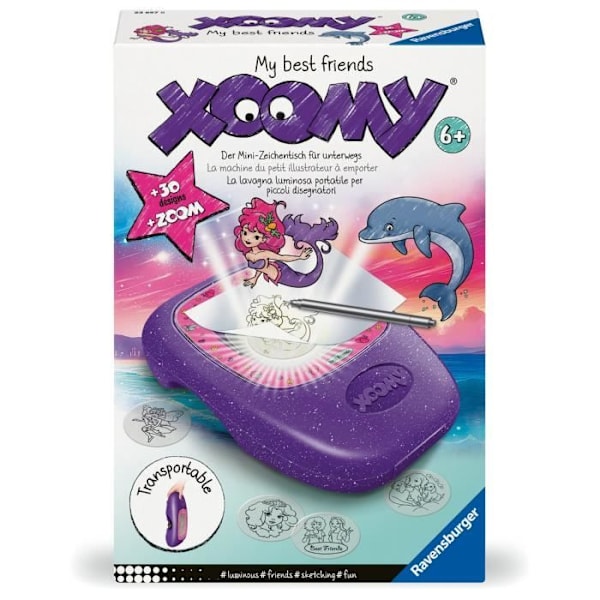 Xoomy, Teema Parhaat Ystäväni, Piirustus, Luova Harrastus, Alkaen 6 vuotta, 23697, Ravensburger Flerfärgade