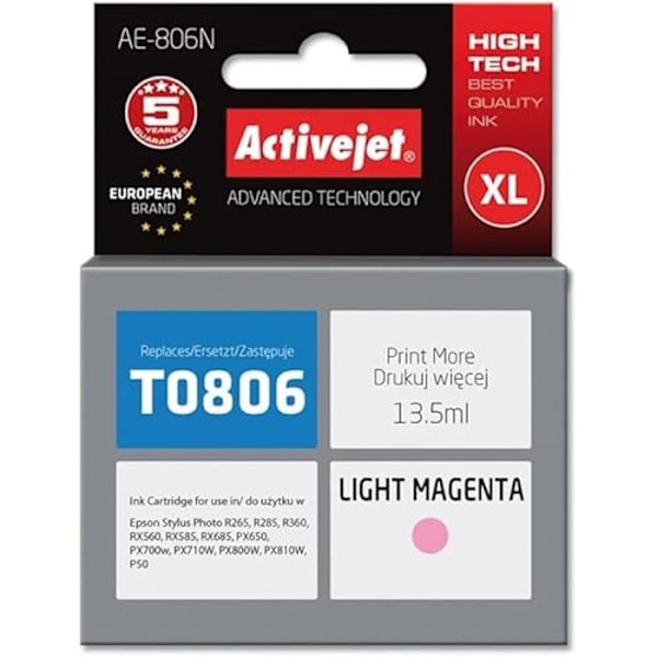 Activejet AE-806N - Korkea tuotto (XL) - Vaaleanpunainen