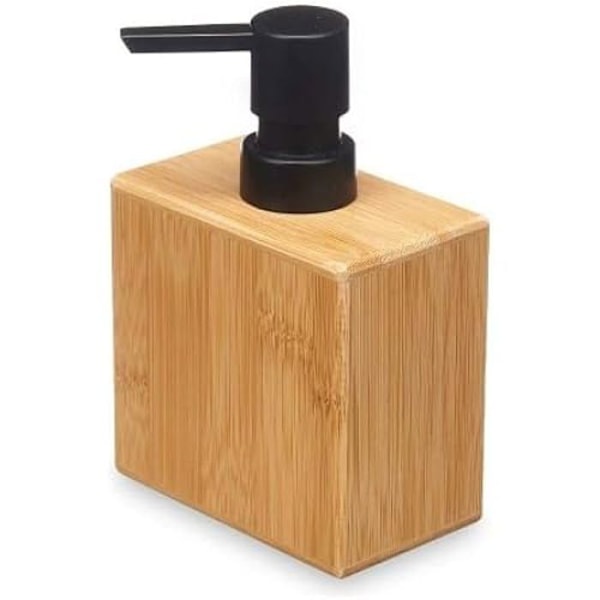 Tvålautomat - BERILO - Bambu- och plastmodell - 9,7 x 15 x 5,8 cm - Flerfärgad - Samtida Flerfärgad
